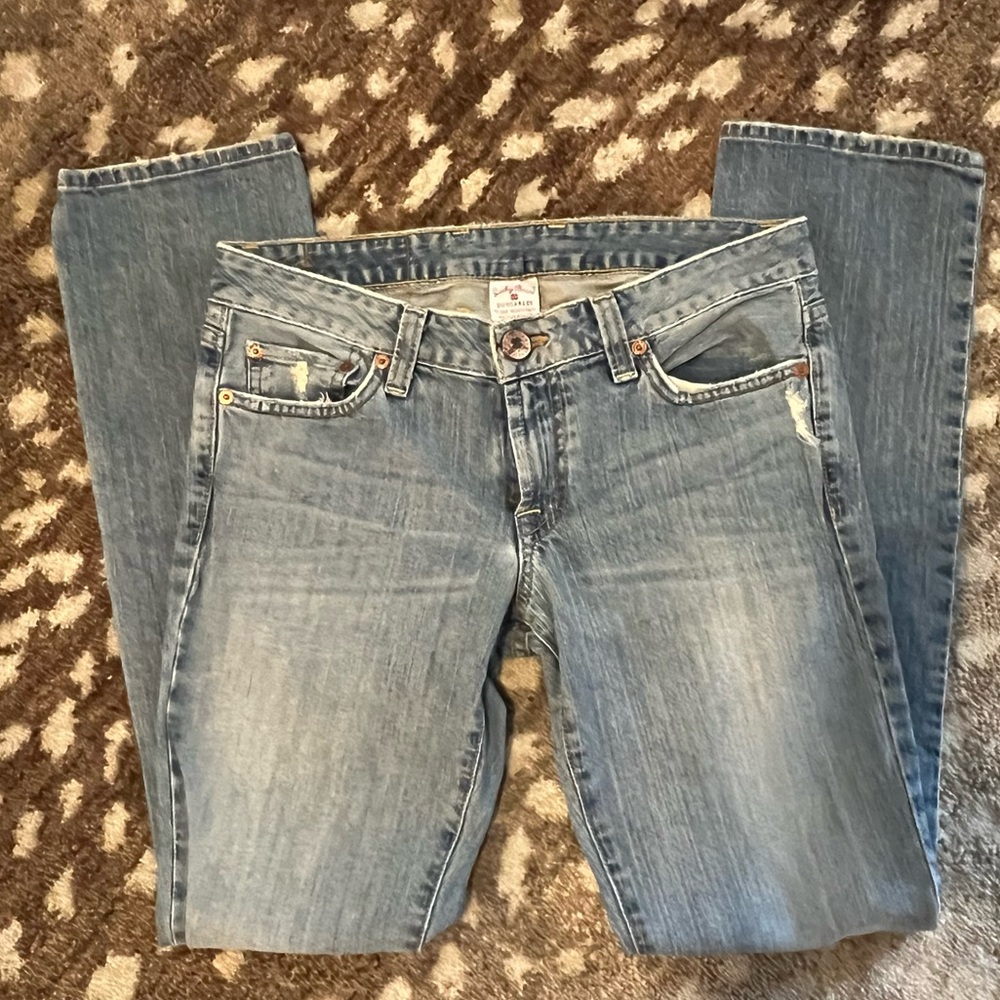 Lucky Brand Dungarees LODY Straight Jeans 4/27
